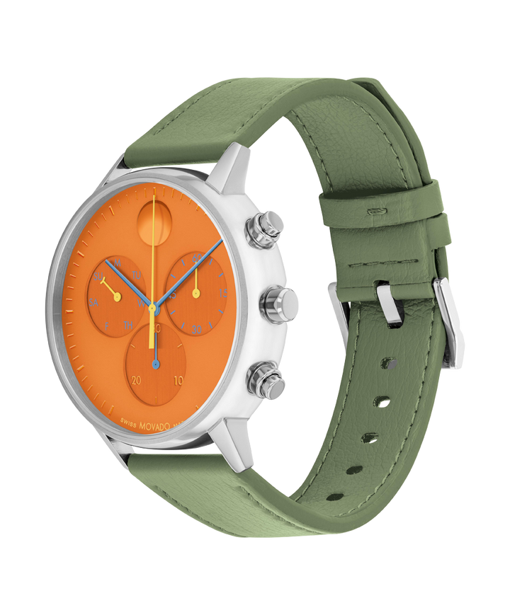 Movado Face Chronograph 43mm SwissQuartz Chronograph Watch 