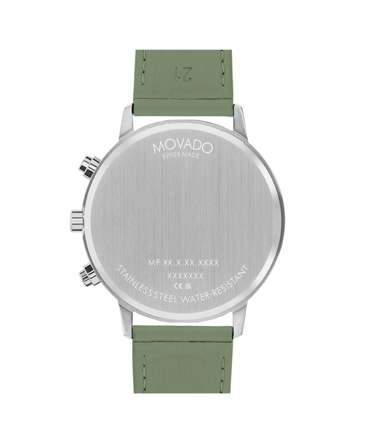 Movado Face Chronograph 43mm SwissQuartz Chronograph Watch 