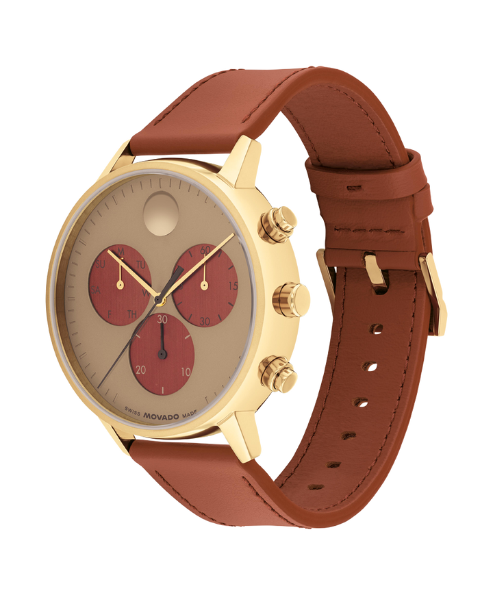 Movado Face Chronograph 43mm SwissQuartz Chronograph Watch 