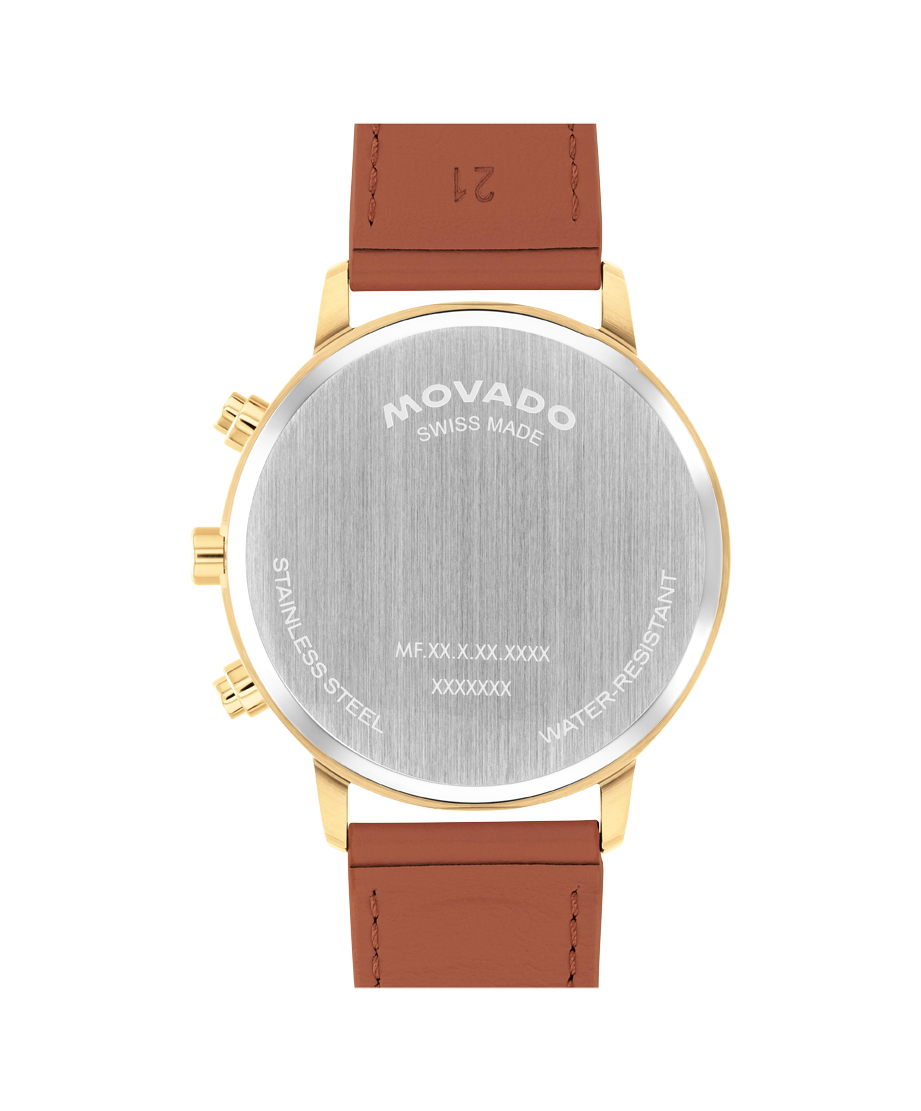 Movado Face Chronograph 43mm SwissQuartz Chronograph Watch 
