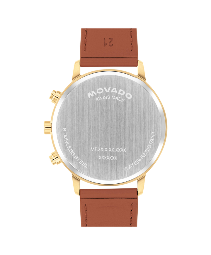 Movado Face Chronograph 43mm SwissQuartz Chronograph Watch 