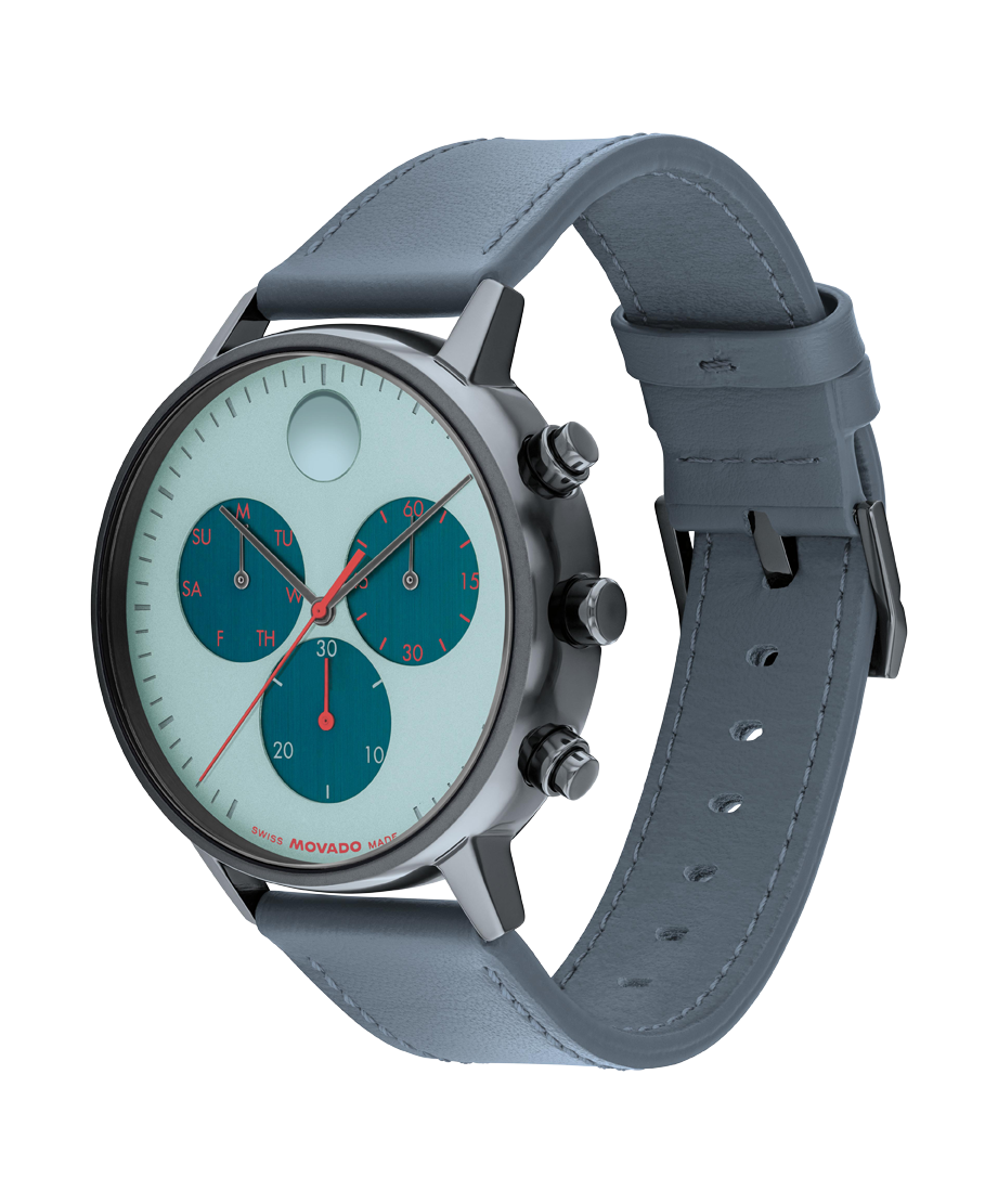 Movado Face Chronograph 43mm SwissQuartz Chronograph Watch 