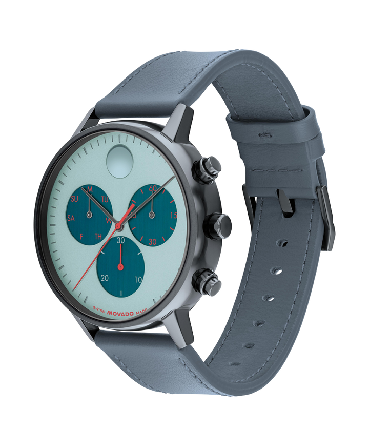 Movado Face Chronograph 43mm SwissQuartz Chronograph Watch 