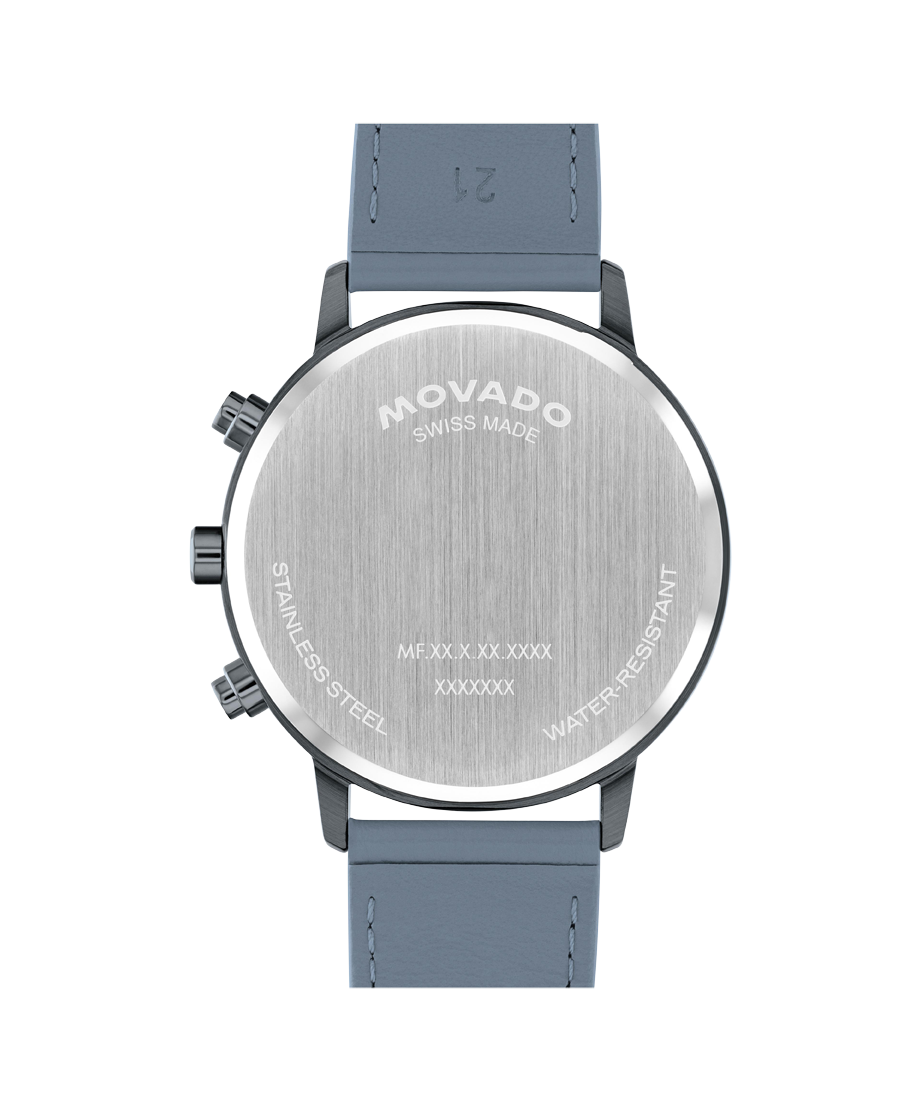 Movado Face Chronograph 43mm SwissQuartz Chronograph Watch 