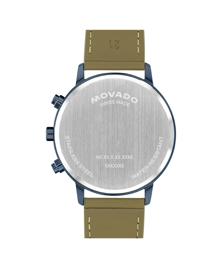 Movado Face Chronograph 43mm SwissQuartz Chronograph Watch 