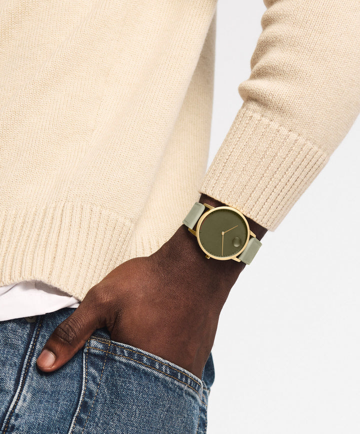 Movado Face 41mm SwissQuartz Watch 