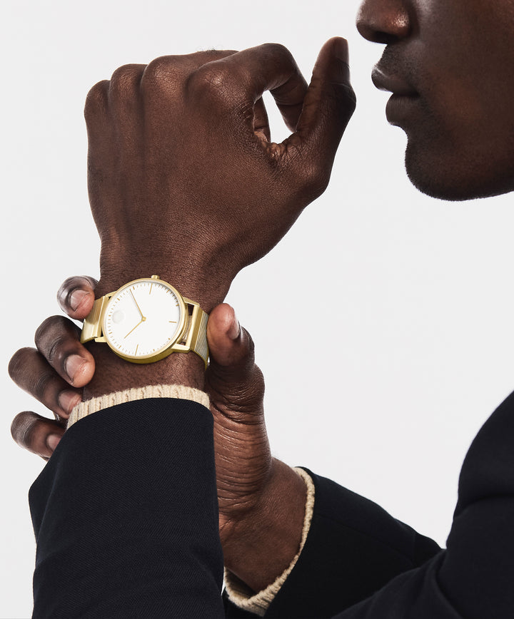 Movado Face 41mm SwissQuartz Watch 