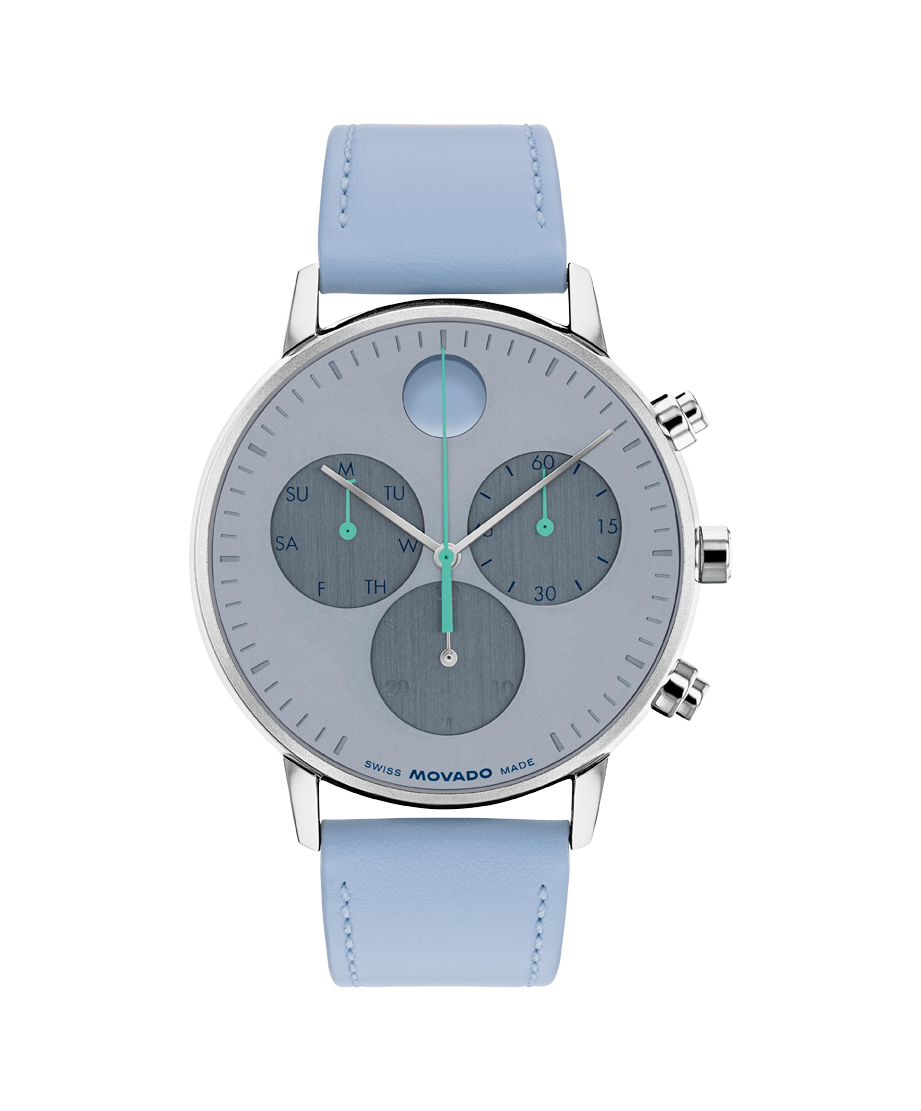 Movado Face Chronograph 43mm SwissQuartz Chronograph Watch 