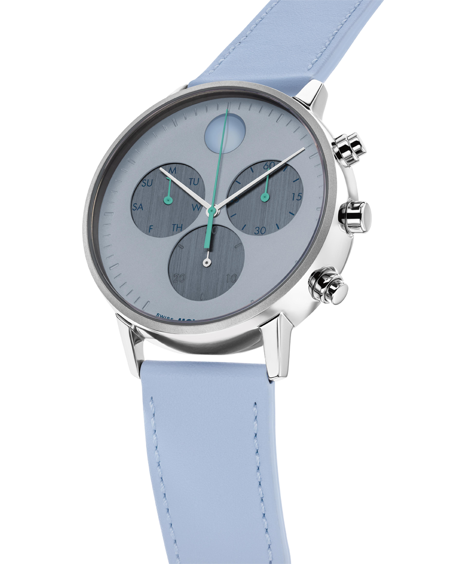 Movado Face Chronograph 43mm SwissQuartz Chronograph Watch 