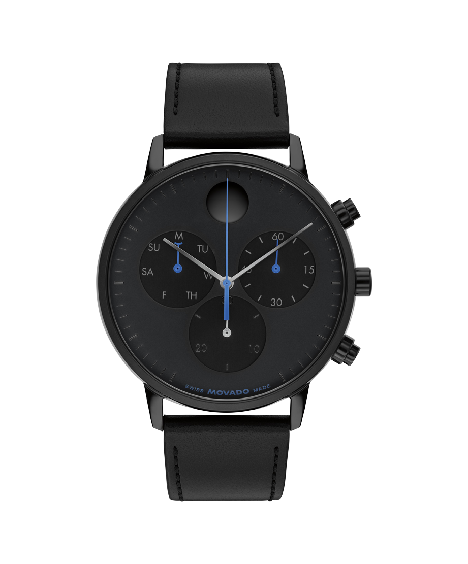 Movado Face Chronograph 43mm SwissQuartz Chronograph Watch 