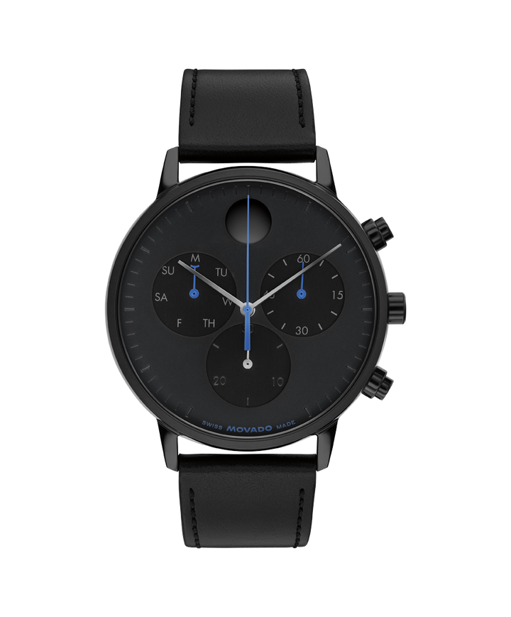 Movado Face Chronograph 43mm SwissQuartz Chronograph Watch 