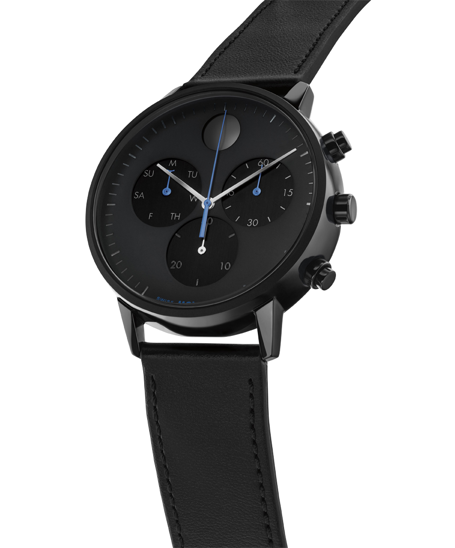 Movado Face Chronograph 43mm SwissQuartz Chronograph Watch 