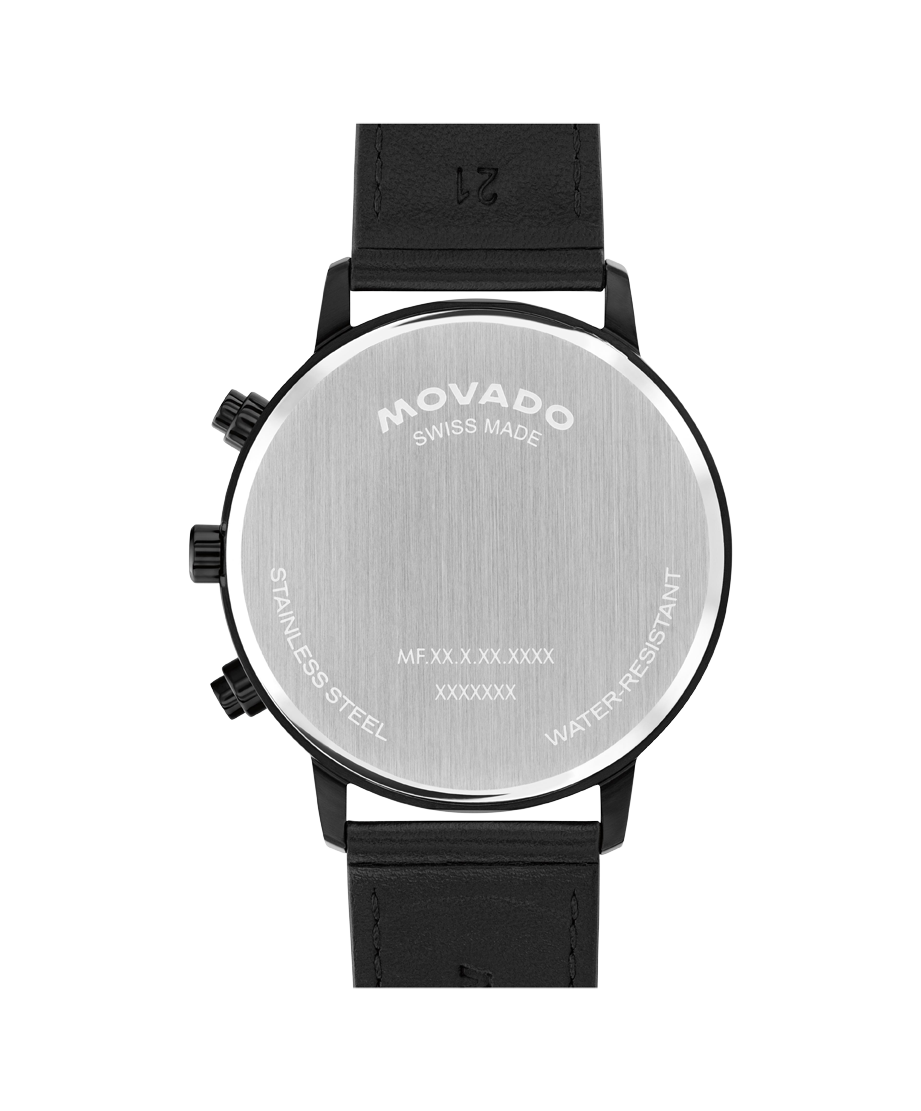 Movado Face Chronograph 43mm SwissQuartz Chronograph Watch 