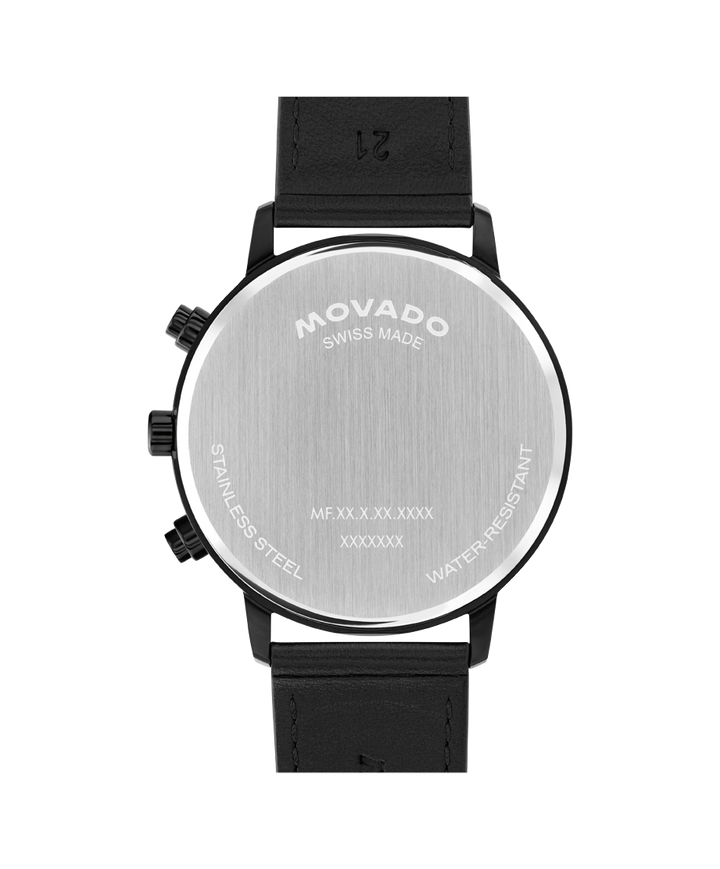 Movado Face Chronograph 43mm SwissQuartz Chronograph Watch 