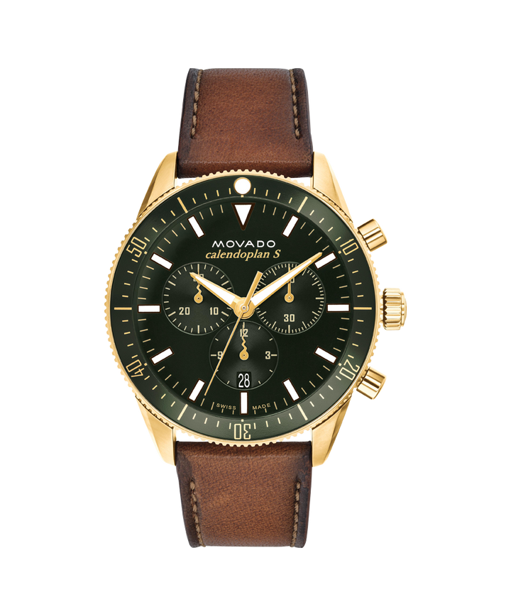 Movado Heritage Calendoplan S Chronograph 42mm SwissQuartz Chronograph