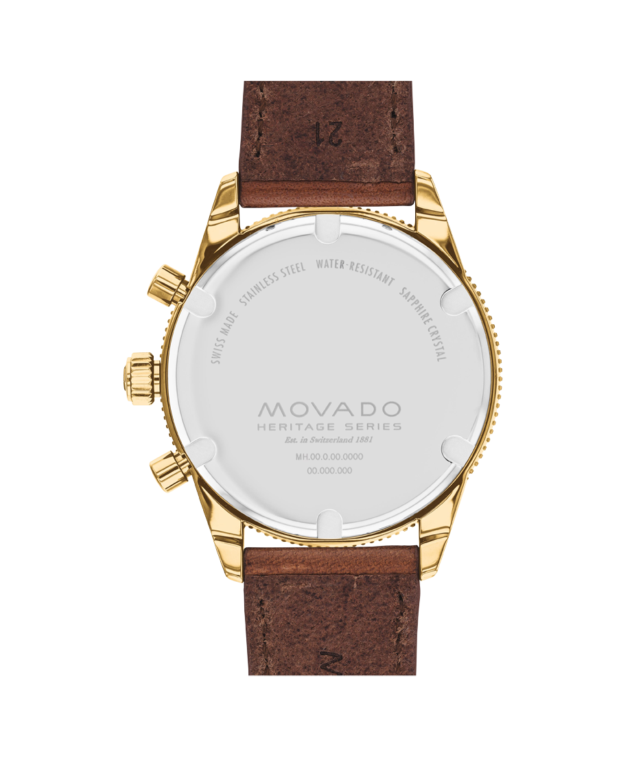 Movado Heritage Calendoplan S Chronograph 42mm SwissQuartz Chronograph