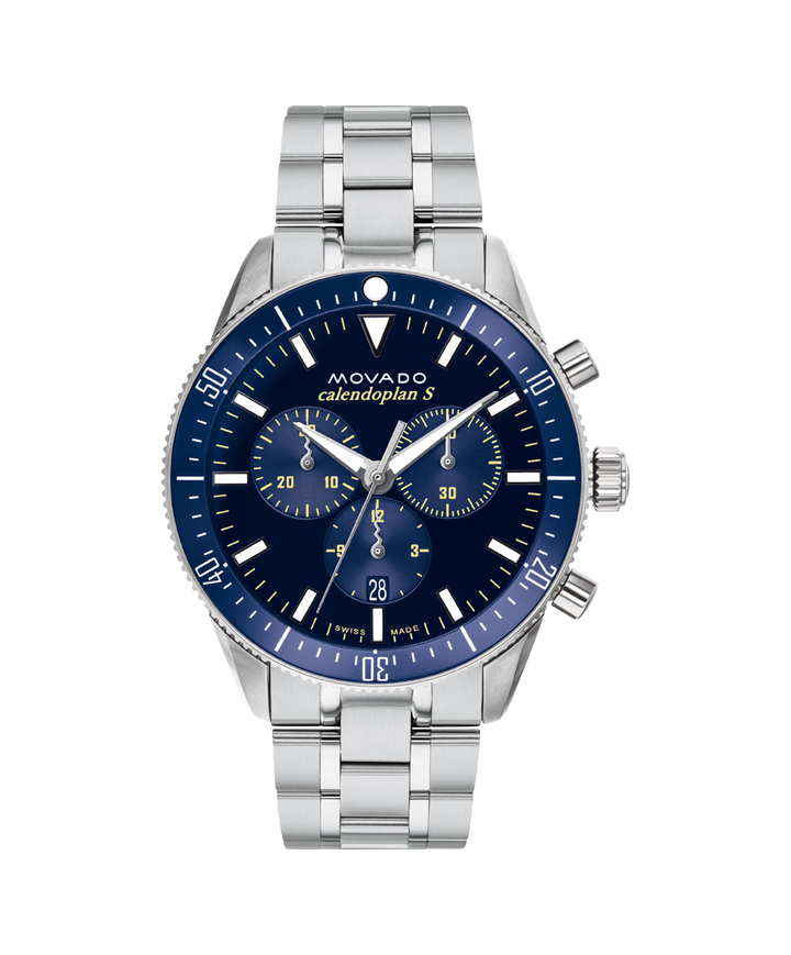 Movado Heritage Series Calendoplan Chronograph, 42mm Swiss Quartz Watch. 3650124