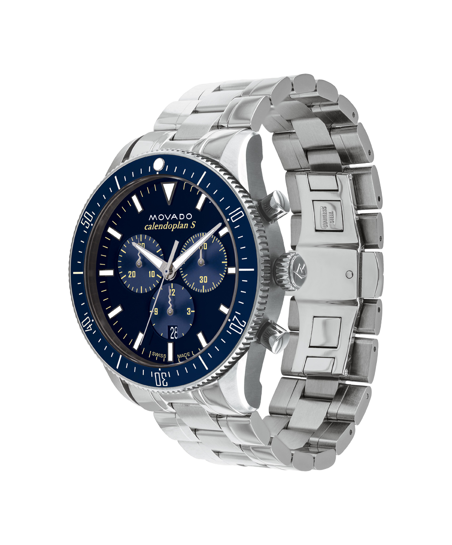 Movado Heritage Series Calendoplan Chronograph, 42mm Swiss Quartz Watch. 3650124