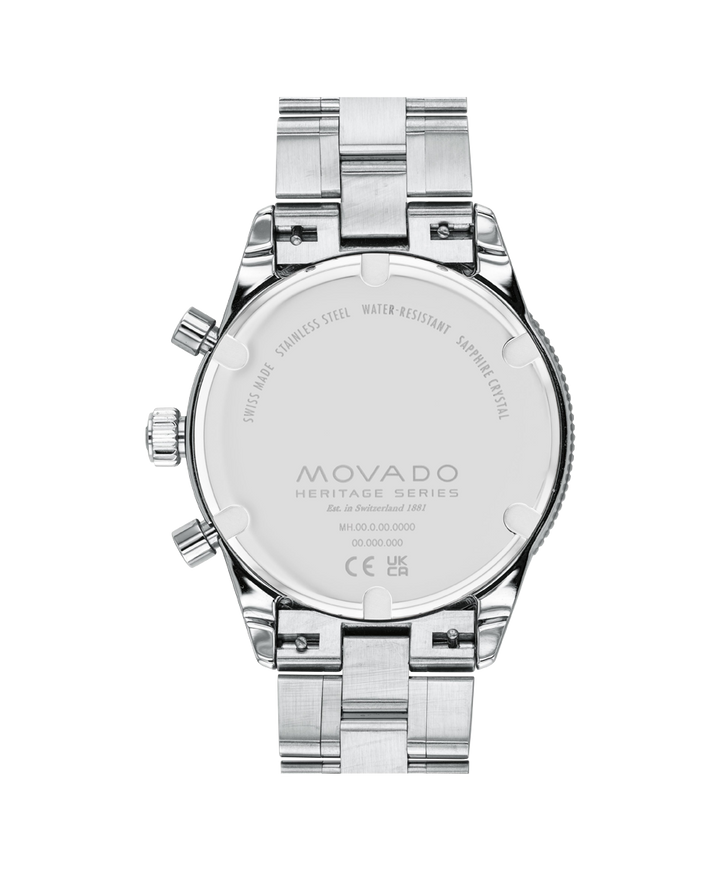 Movado Heritage Series Calendoplan Chronograph, 42mm Swiss Quartz Watch. 3650124