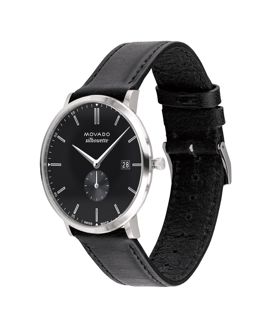 Movado Heritage Silhouette 40mm SwissQuartz Watch.3650130