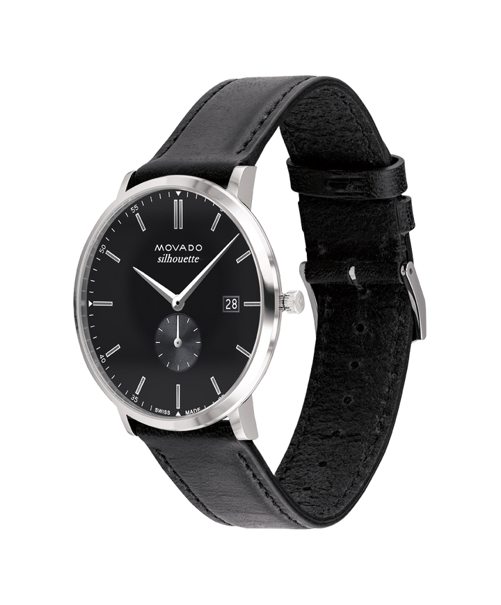 Movado Heritage Silhouette 40mm SwissQuartz Watch.3650130