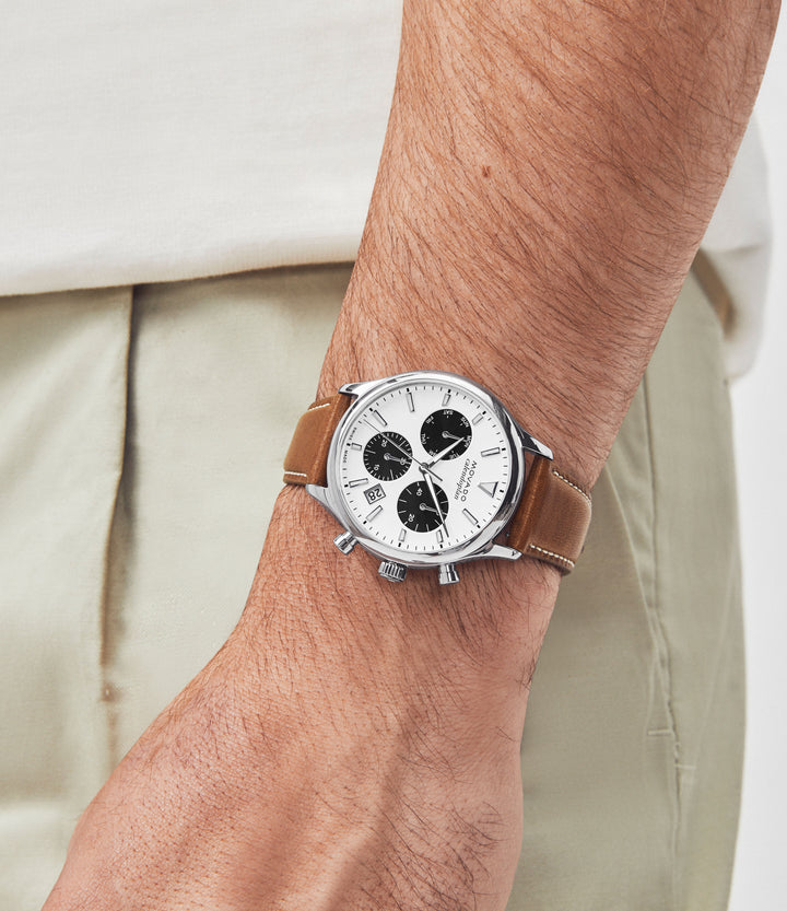 Movado Heritage Calendo Chronograph 43mm Quartz Watch 