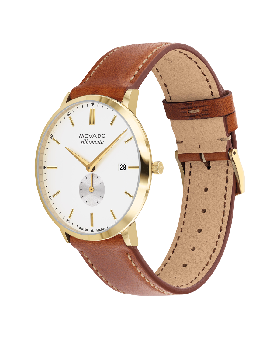 Movado Heritage Silhouette 40mm SwissQuartz Watch 