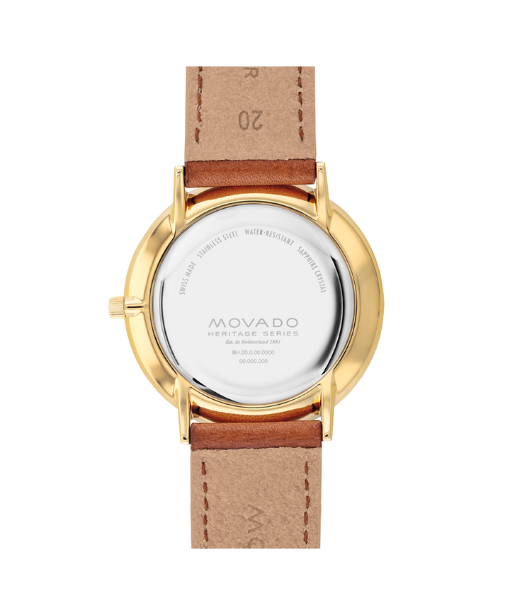 Movado Heritage Silhouette 40mm SwissQuartz Watch 