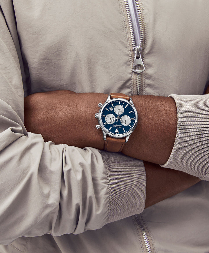 Movado Heritage Calendoplan Chronograph 43mm SwissQuartz Chronograph W