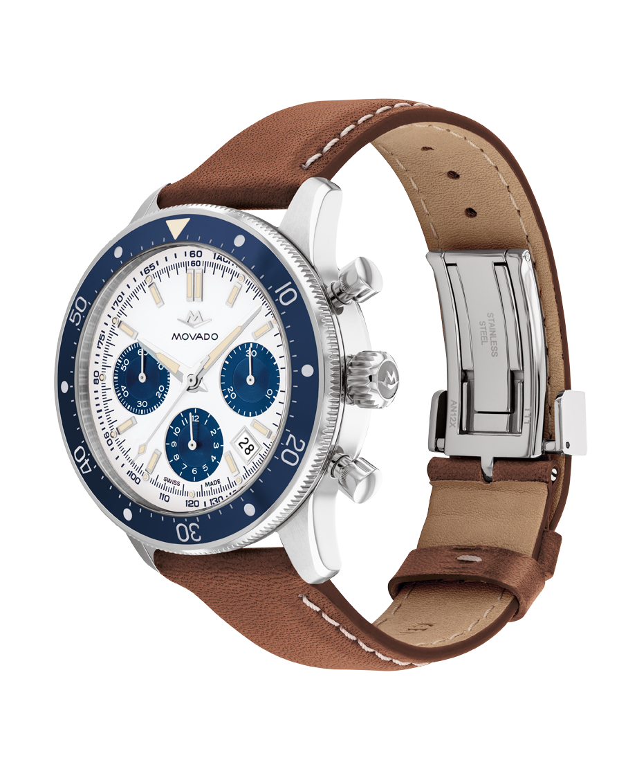 Movado Alta Super Sub Sea Chronograph 43mm SwissAutomatic Chronograph