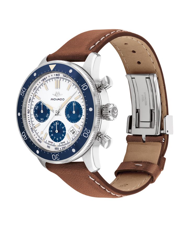 Movado Alta Super Sub Sea Chronograph 43mm SwissAutomatic Chronograph