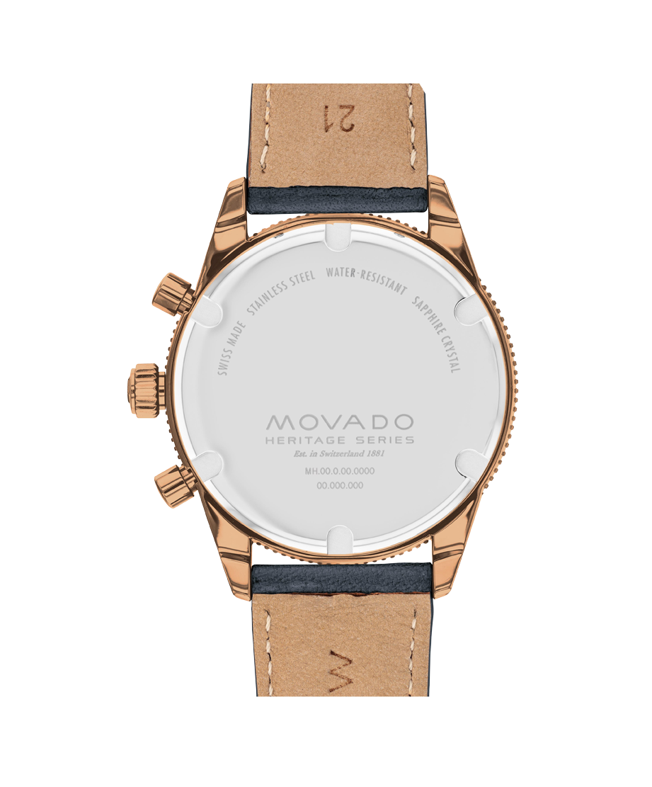 Movado Heritage Calendoplan S Chronograph 42mm SwissQuartz Chronograph