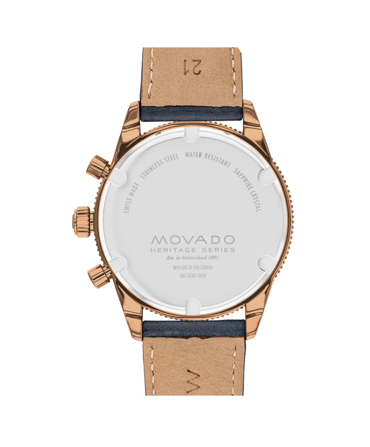 Movado Heritage Calendoplan S Chronograph 42mm SwissQuartz Chronograph