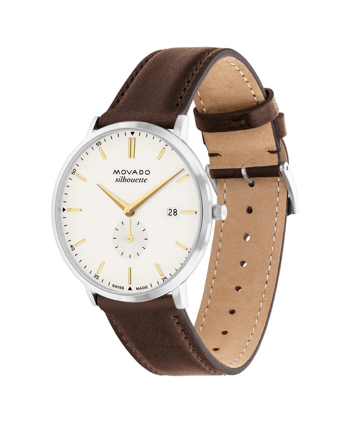 Movado Heritage Silhouette 40mm SwissQuartz Watch. 3650187