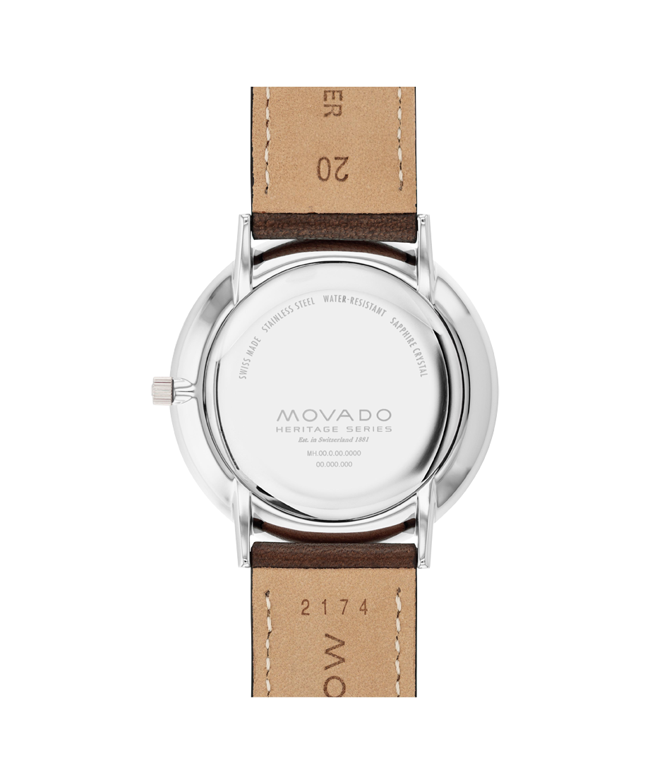 Movado Heritage Silhouette 40mm SwissQuartz Watch 