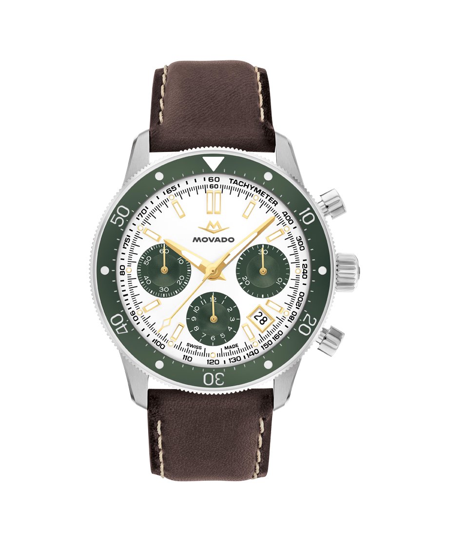 Movado Alta Super Sub Sea Chronograph 43mm SwissAutomatic Chronograph