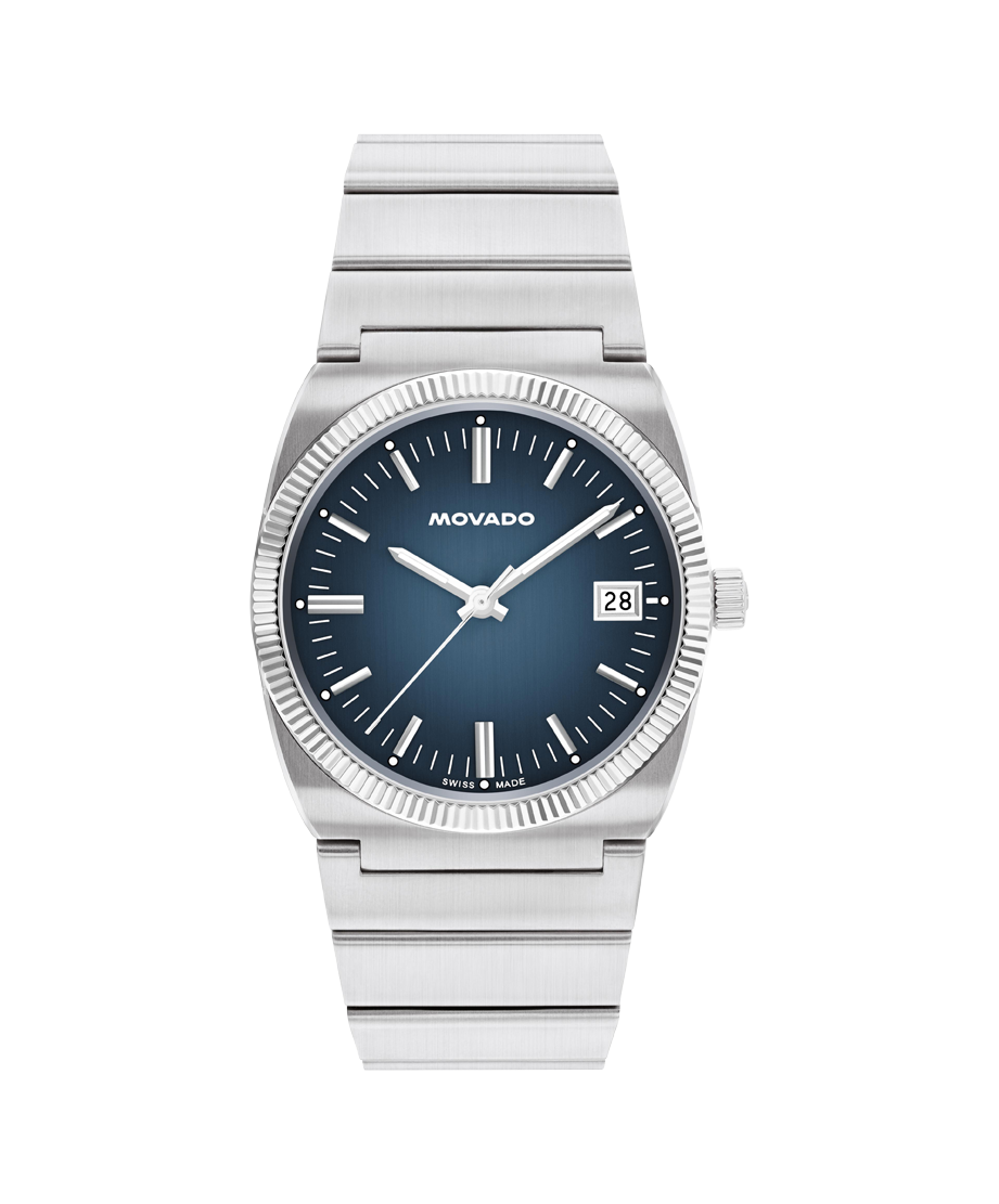 Movado Heritage Ondoplan 36mm SwissQuartz Watch 