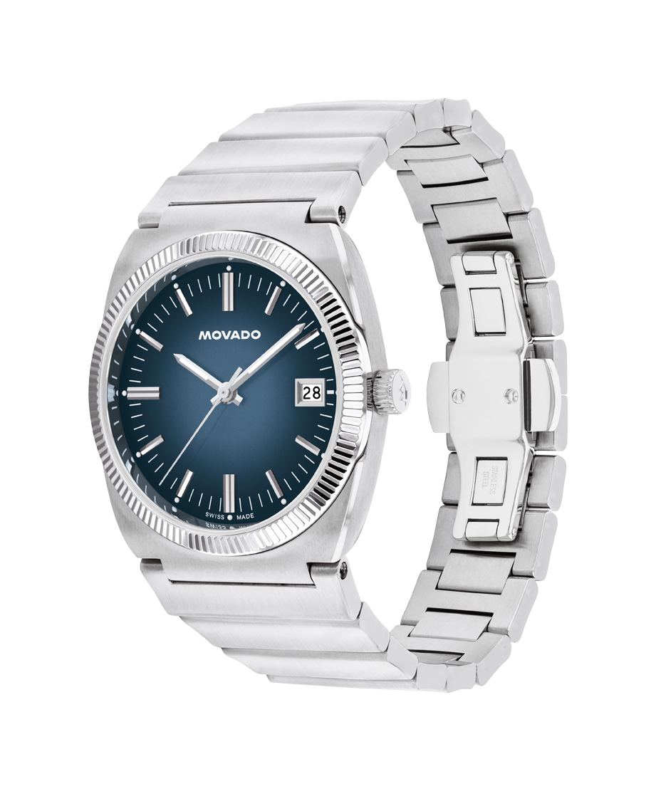 Movado Heritage Ondoplan 36mm SwissQuartz Watch 