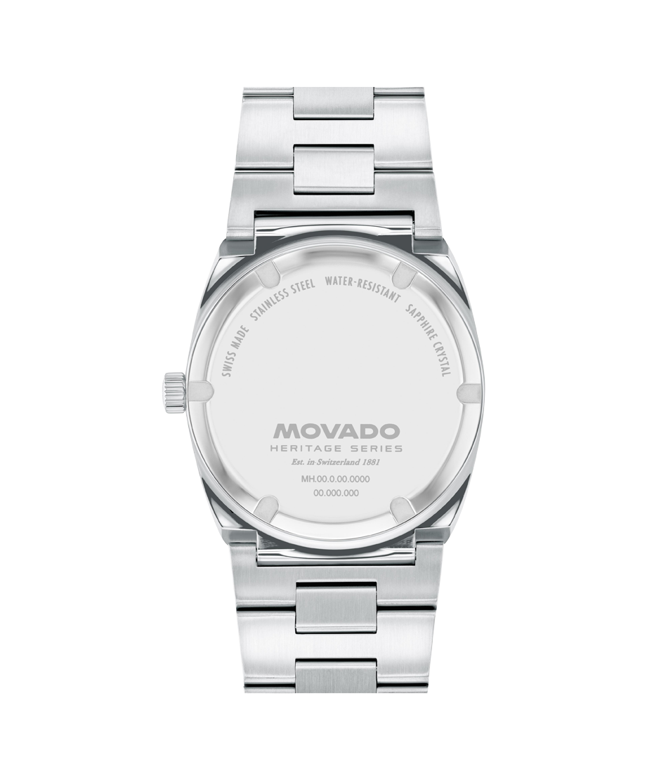 Movado Heritage Ondoplan 36mm SwissQuartz Watch 