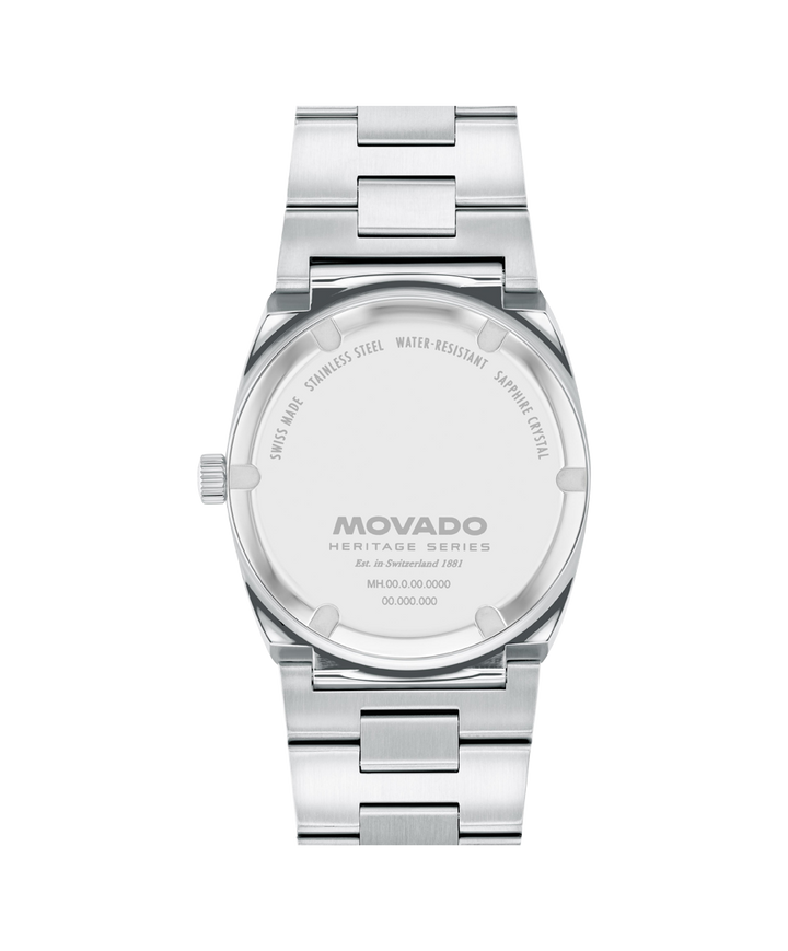 Movado Heritage Ondoplan 36mm SwissQuartz Watch 
