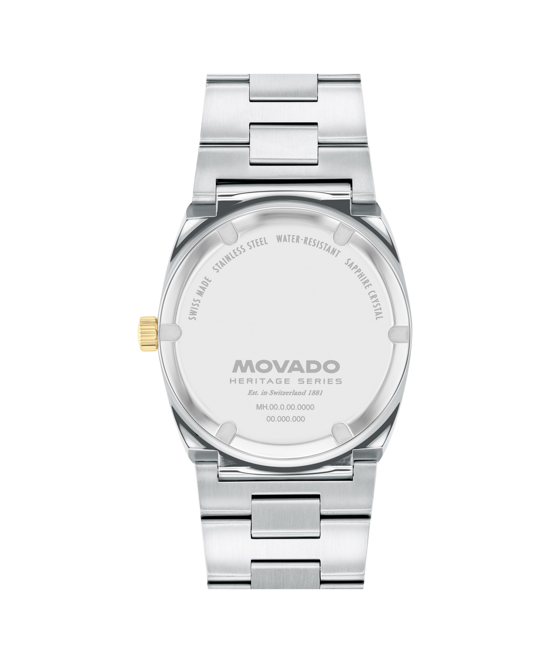 Movado Heritage Ondoplan 36mm SwissQuartz Watch 