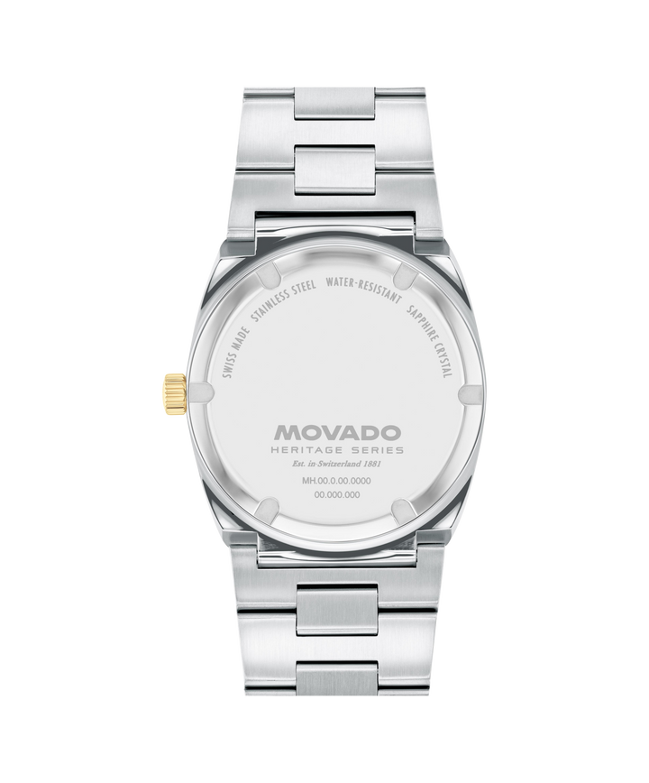 Movado Heritage Ondoplan 36mm SwissQuartz Watch 