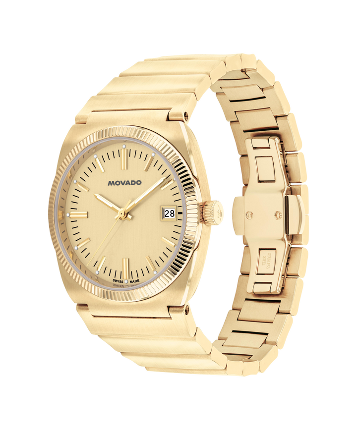 Movado Heritage Ondoplan 36mm SwissQuartz Watch 