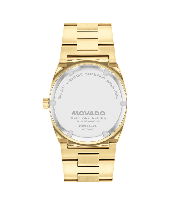 Movado Heritage Ondoplan 36mm SwissQuartz Watch 