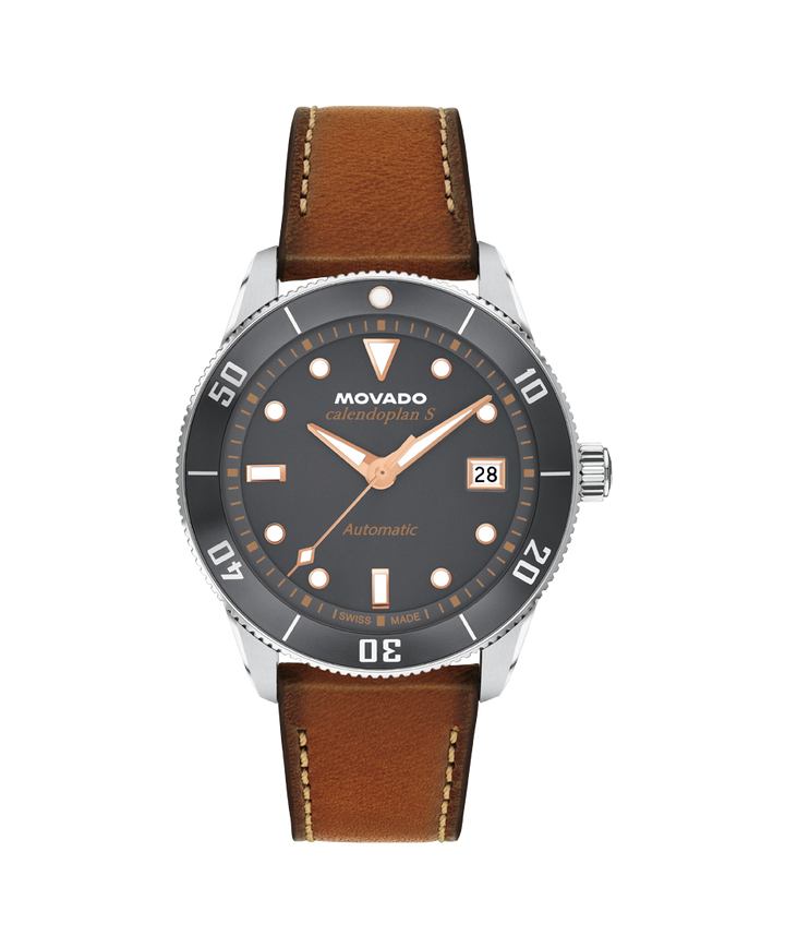 Movado Heritage Calendoplan S 40mm SwissAutomatic Watch 