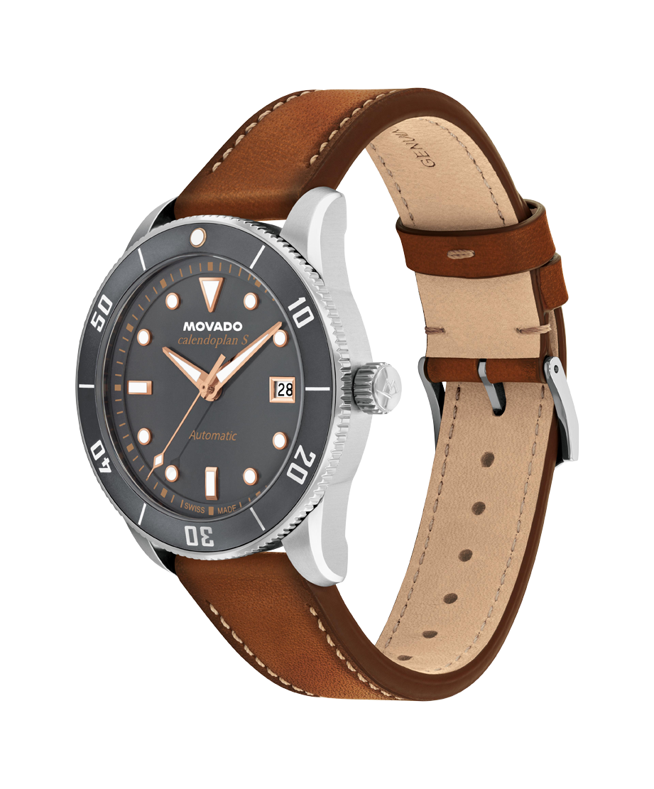 Movado Heritage Calendoplan S 40mm SwissAutomatic Watch 
