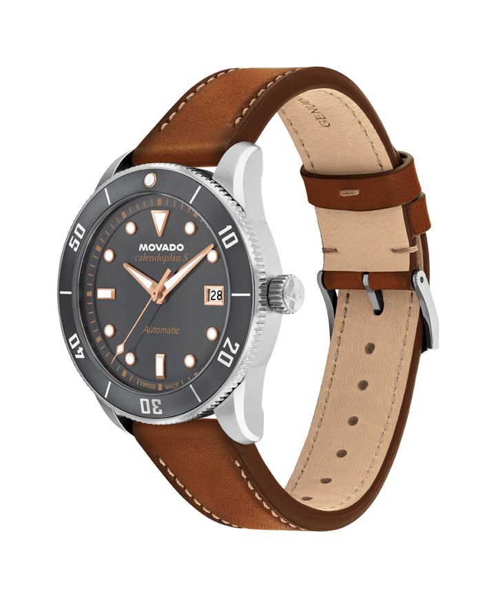 Movado Heritage Calendoplan S 40mm SwissAutomatic Watch 