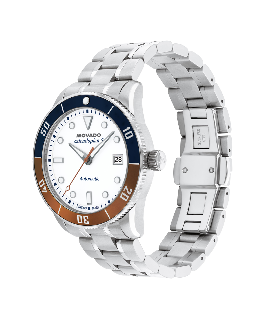 Movado Heritage series Calenoplan S 40mm Automatic Watch. 3650222