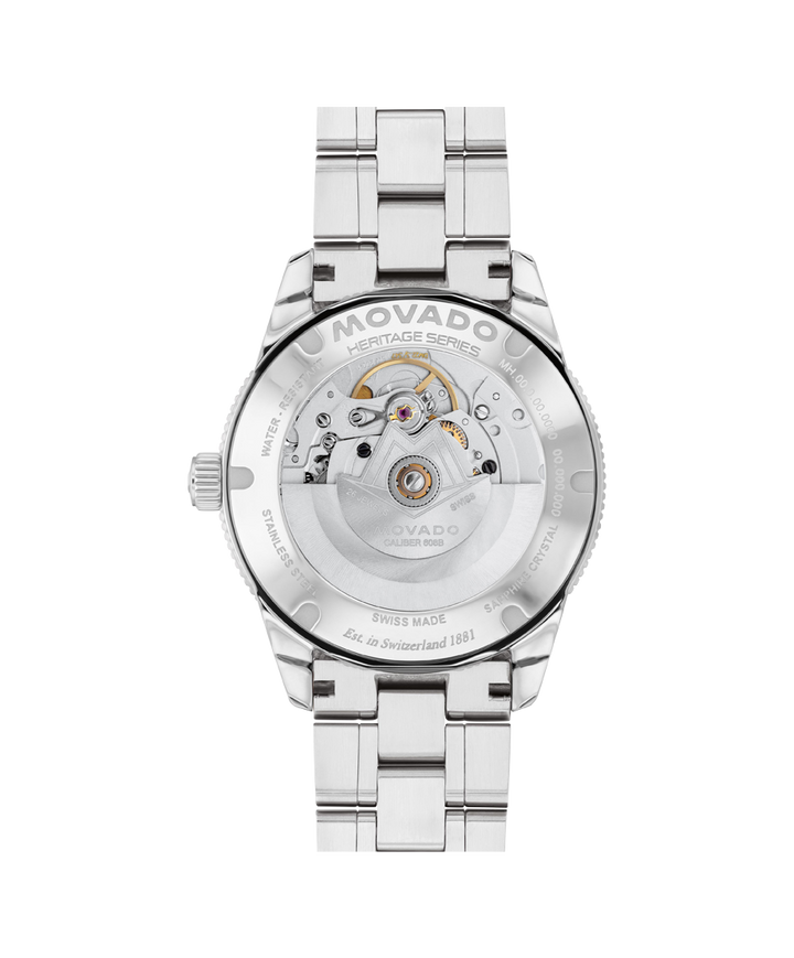 Movado Heritage series Calenoplan S 40mm Automatic Watch. 3650222