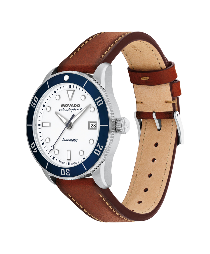 Movado Heritage Calendoplan S 40mm SwissAutomatic Watch 